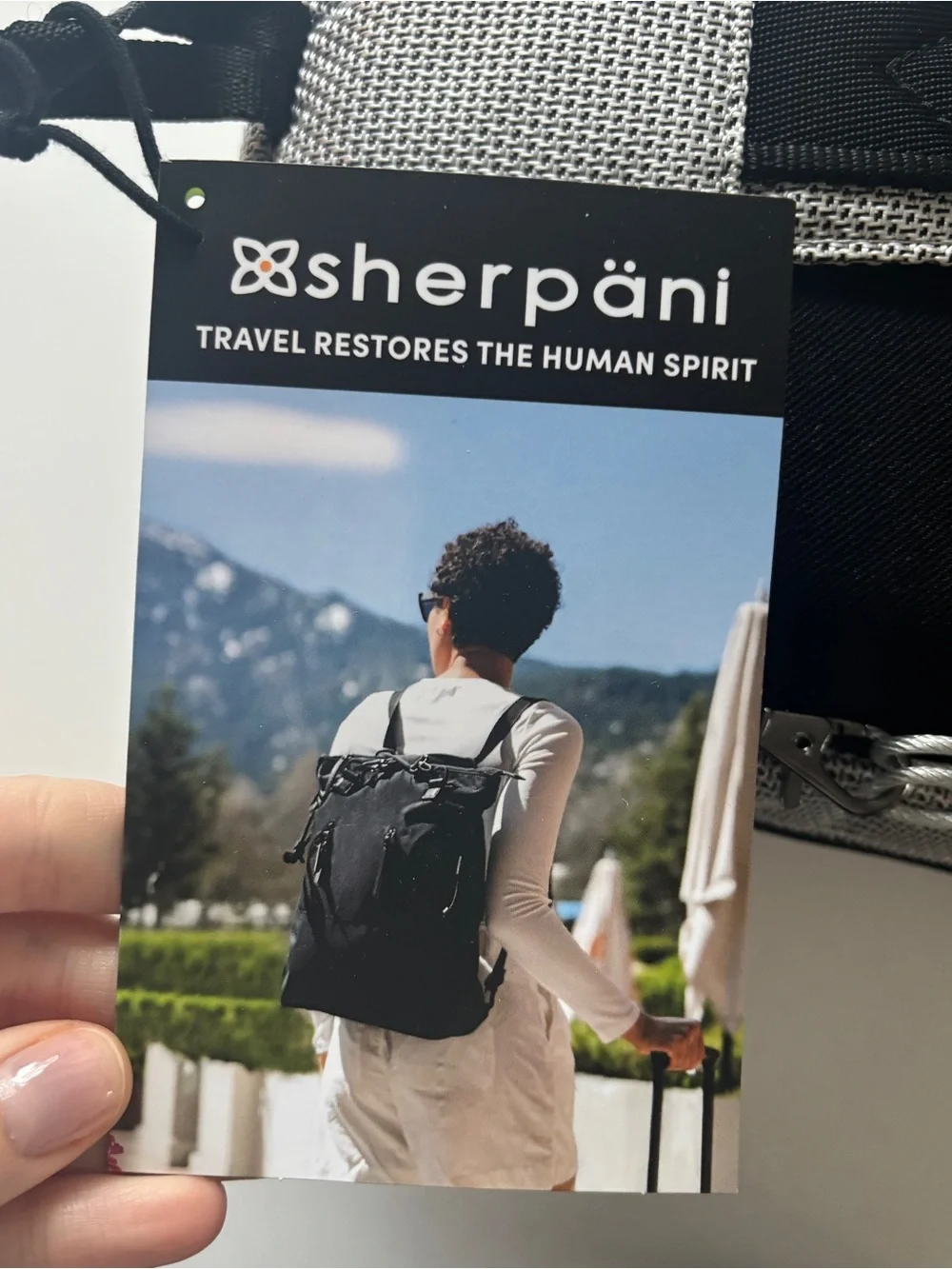 Sherpani Silver Gray Metro Sling Pack